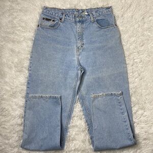 Calvin Klein vintage 90’s high waisted light wash jeans